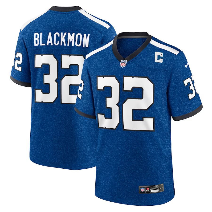 Men Indianapolis Colts #32 Julian Blackmon Nike Royal Indiana Nights Alternate Game NFL Jersey->detroit lions->NFL Jersey